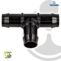 tecuro Schlauchverbinder T-Stück Ø 14 mm, KS-schwarz, 10 bar