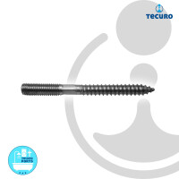 tecuro Stockschraube Edelstahl  M 8 x 120 mm V2A 1.4301