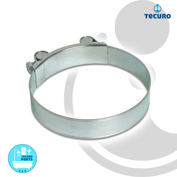 Pack Of 10 Galvanised Jaw Clamp 17-19 Mm W1 – 9 Mm Band Width