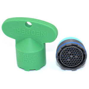 NEOPERL Cache Honeycomb Strahlregler mit Schlüssel...