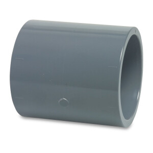 Mega Muffe PVC-U 32 mm Klebemuffe 16 bar, grau