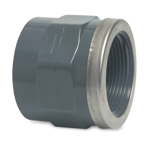 PVC-U Verschraubung Klebemuffe X Innengewinde – 20 Mm X 1/2