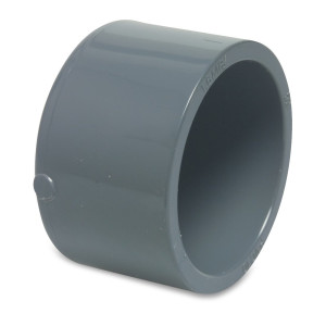 Mega Kappe PVC-U 20 mm Klebemuffe 16 bar Grau