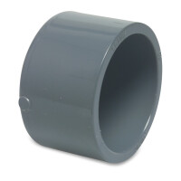 Mega Kappe PVC-U 20 mm Klebemuffe 16 bar, grau