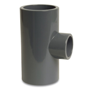 Mega T-Stück reduziert 90° PVC-U Klebemuffe 16...