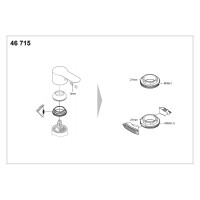 GROHE Befestigungsring Schraubring - 46715000