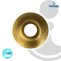 tecuro DESIGN-Hahnrosette (3/4 ) Ø 27 mm x Ø 72 mm - bronze