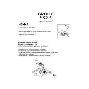 GROHE Kolben komplett für Urinal-Spüler - 43444000