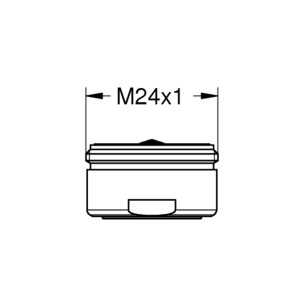 GROHE Mousseur Strahlregler M24x1, chrom - 13941000