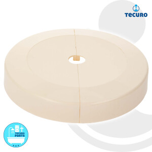 tecuro Scharnierrosette Ø 15 mm x Ø 130 mm...