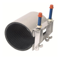 GEBO Unifix Middle Edelstahl-Dichtbandschelle für Wasserleitungen Baulänge 100 mm / 150 mm