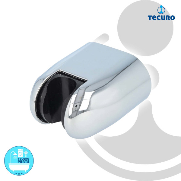 tecuro 5-fach verstellbarer Brausehalter Wandhalter für Handbrause verchromt