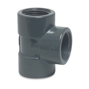 Profec T-Stück PVC-U allseitig Innengewinde 2 1/2...
