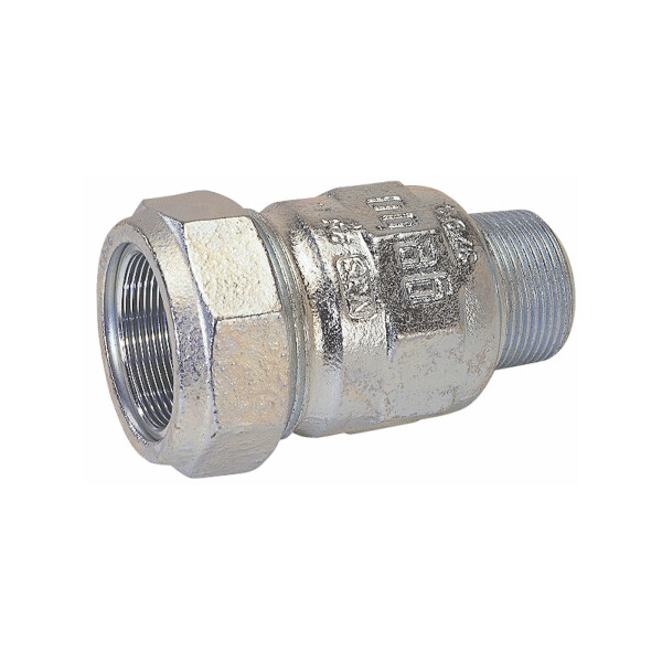 GEBO TG-Klemmverbinder, DN 15 - AG 1/2 Zoll x Ø 21,3 mm - für Stahlrohr
