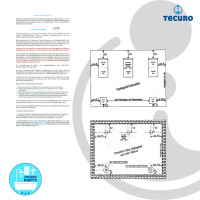 tecuro Magnet Spiegelbefestigung für Spiegel bis max. 1,0 m², unsichtbar