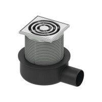 TECE Drainpoint S 50 Ablaufset waagerecht, superflach - 3601050