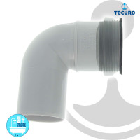 tecuro Siphon-Gummimanschette für Abflussrohr HT-Rohr verschiedene Größen