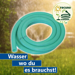 tecuro Saug- und Druckschlauch für Pumpen und Brunnen - 1 1/2  Zoll DN 38 - 5 mtr