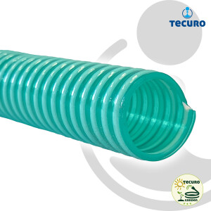 tecuro Saug- und Druckschlauch für Pumpen und Brunnen - 1 1/2  Zoll DN 38 - 5 mtr