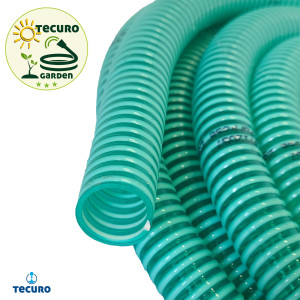 tecuro Saug- und Druckschlauch für Pumpen und Brunnen - 1 1/4  Zoll DN 32 - 10 mtr