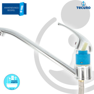 tecuro Kartusche Ø 35 mm Steuereinheit Regeleinheit für Einhebel-Armaturen Bad/Küche