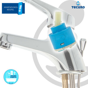 tecuro Kartusche Ø 35 mm Steuereinheit Regeleinheit für Einhebel-Armaturen Bad/Küche