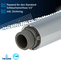 tecuro Spülbrause Geschirrbrause Küchenbrause für Armaturen, 2-strahlig - Kunststoff verchromt