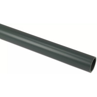 Mega Druckrohr 1,00 m glatt PVC-U Ø 40 x 1,9 mm (PN10), grau