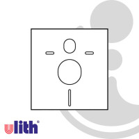 Ulith Schallschutz-Set für Wand-WC und Bidet - Profiausführung in 5 mm