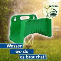 tecuro Wandhalterung für Gartenschlauch, KS-grün