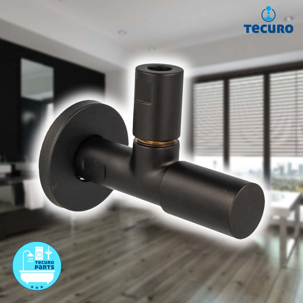 tecuro | Ventielbovendeel sanitair bovendeel | voor inbouwventielen | 1/2 inch | blank messing | 25560