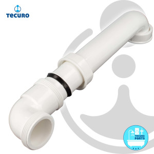 tecuro Raumschaffer-Verlängerung für Ablaufgarnitur von Spülen