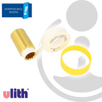 ULITH PTFE Gewindedichtband Teflonband FRp, 12 m für Heizung, Trinkwasser DVGW