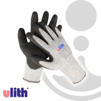 ULITH Schnittschutzhandschuhe - Schwarze PU-Beschichtung