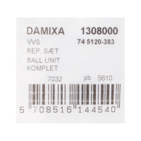 Damixa Austausch Kugel-Kartusche 1308000 Ersatz Jupiter Apollo
