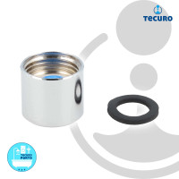 tecuro Design Luftsprudler Ø 23,2 mm - 1/2 Zoll IG chrom
