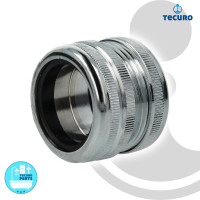 tecuro Kupplung zum Verbinden von Ø 32 mm Siphonrohren Tauchrohren