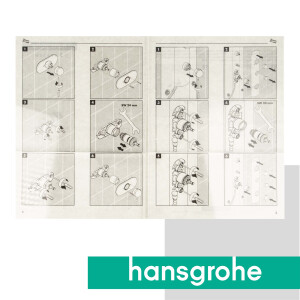 hansgrohe Thermostat-Regeleinheit 92601000 für UP Thermostat 09/86 bis 08/98 DN15