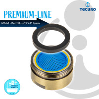 tecuro PREMIUM Mischdüse Strahlregler Luftsprudler Perlator M24x1 AG, bronze