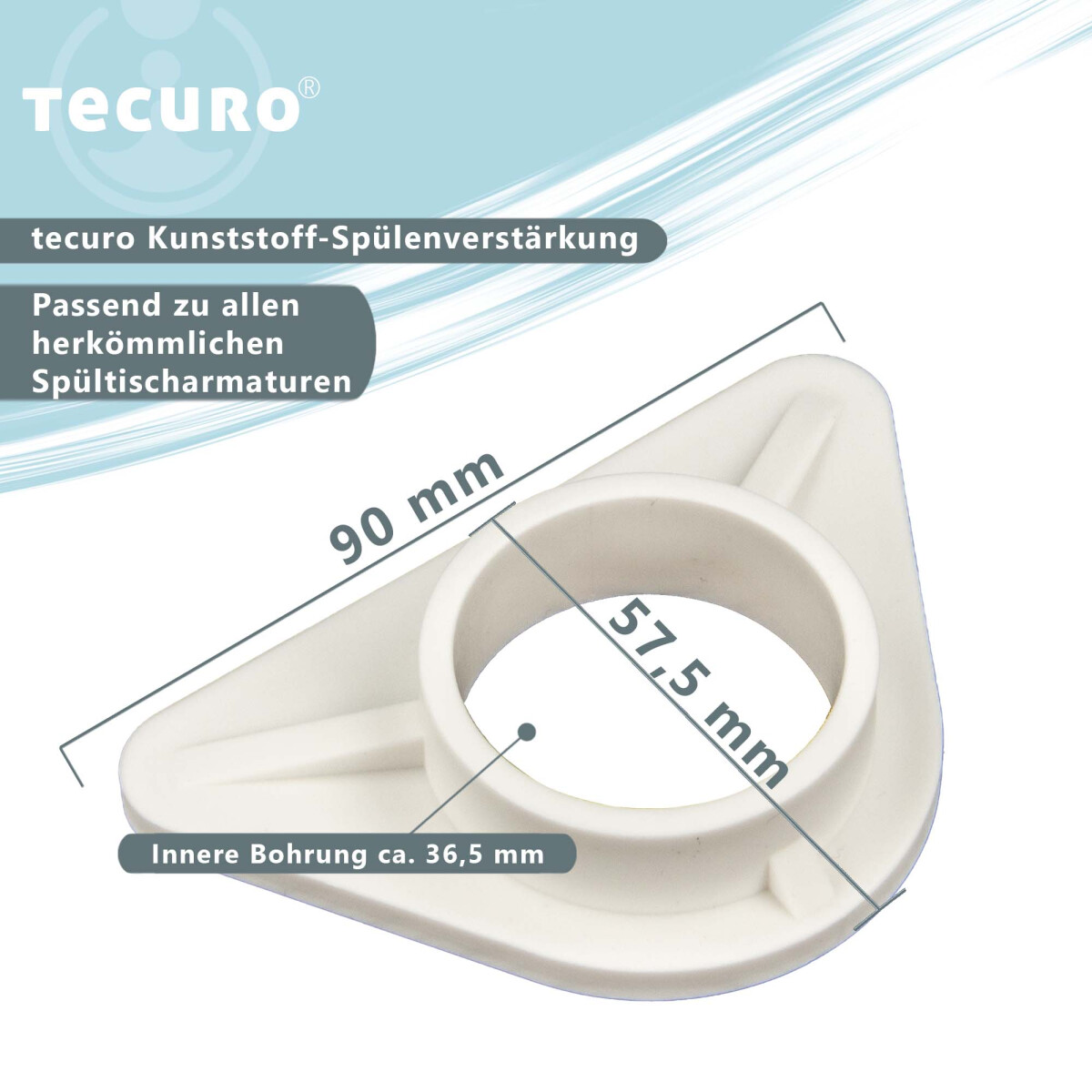 BokWin Poolschirm-Stabilisator Für 4,5 Cm Schirmstangen – 4 Hülsen Aus Kunststoff, UV-beständig