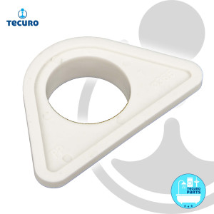 tecuro Spülenverstärkung Stabilisator für Armaturen auf Edelstahlspülen, Kunststoff