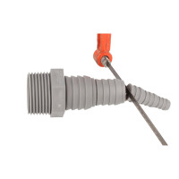 Airfit PP-Schlauchnippel mit 3/8 AG - für Schlauch von Ø 6 bis 14 mm