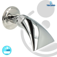 tecuro Schwallbrause 1/2" für Saunabereiche u.a. schwere Messing-Ausführung