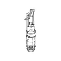 GEBERIT Spülventil Typ 212 inkl. Bassin, für Sigma, Delta und UP320 (UP-SpK) - 244.820.00.1