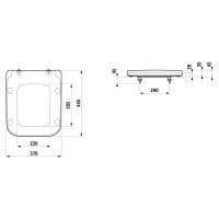 LAUFEN WC-Sitz Laufen Pro S ohne Absenkautomatik, abnehmbar, weiß, H891960
