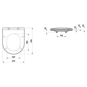 LAUFEN WC-Sitz Laufen Pro Slim mit Absenkautomatik,...