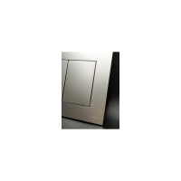 TECEnow WC-Betätigungsplatte für Zweimengentechnik, Chrom matt, 9240402