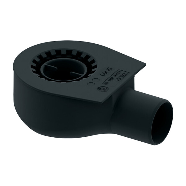 TECEdrainline Ablauf flach für Duschrinne, DN 50, Ablauf seitl., 0,7 l/s, 650000