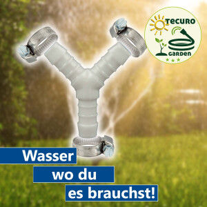 tecuro Schlauchverbinder Y Stück, mit...