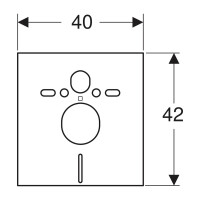 GEBERIT Schallschutzset (PE-E 6 mm) für Wand WC und Bidet 156.050.00.1